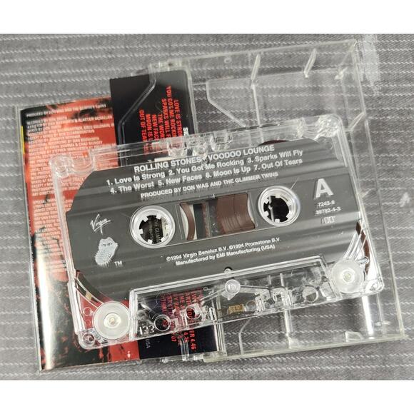 The Rolling Stones Voodoo Lounge Cassette Tape You Got Me Rocking & More - Picture 3 of 3